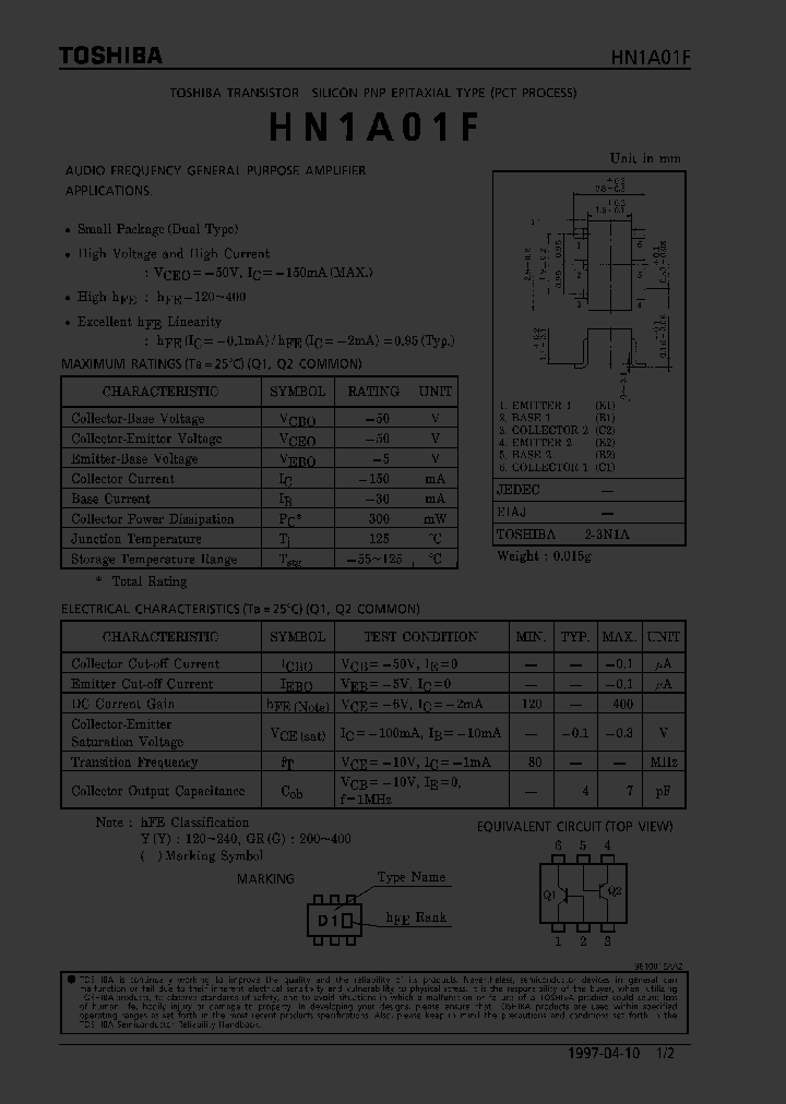 HN1A01F_128890.PDF Datasheet