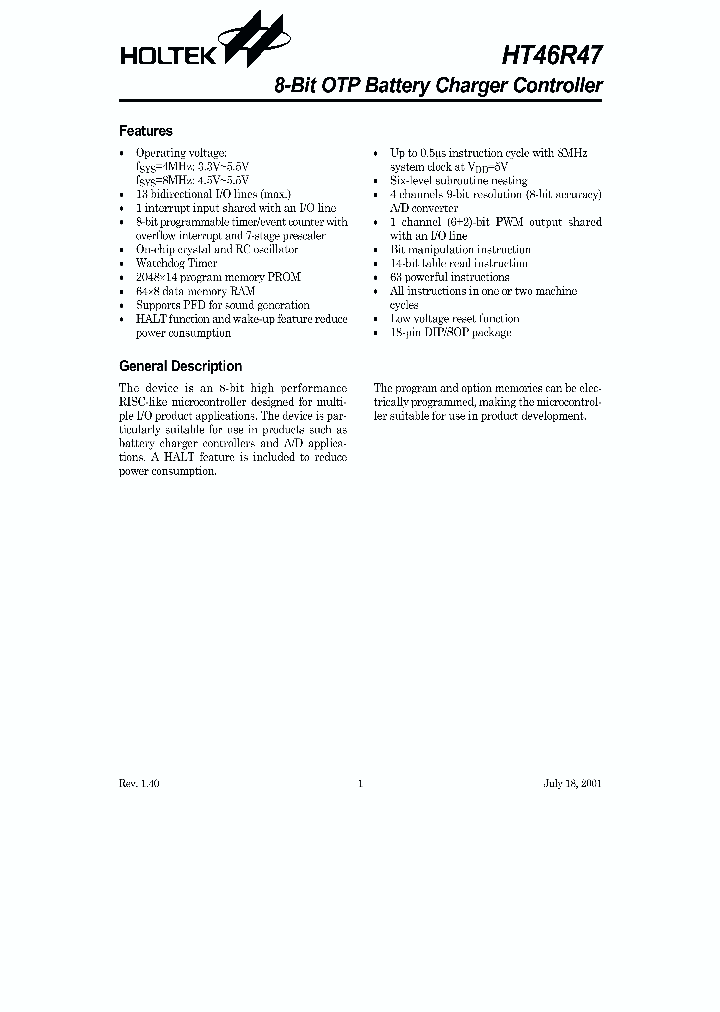 HT46R47_193829.PDF Datasheet