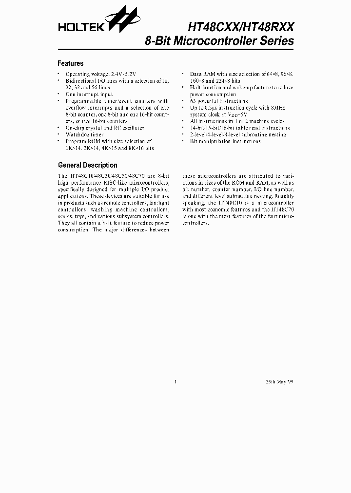 HT48C10_73065.PDF Datasheet