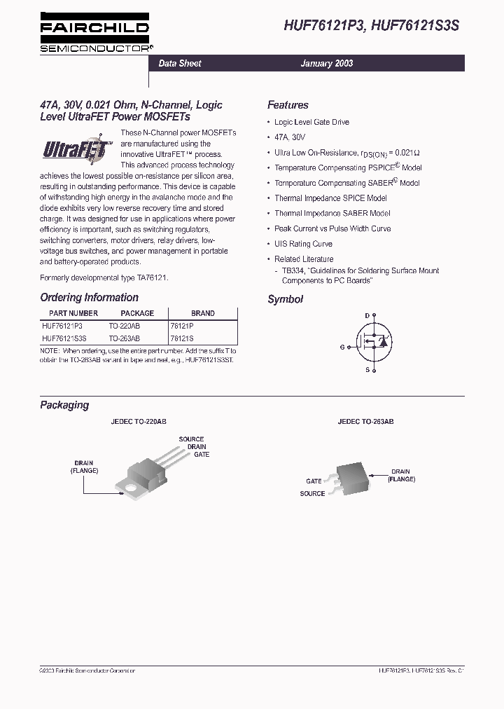 HUF76121P3_154524.PDF Datasheet