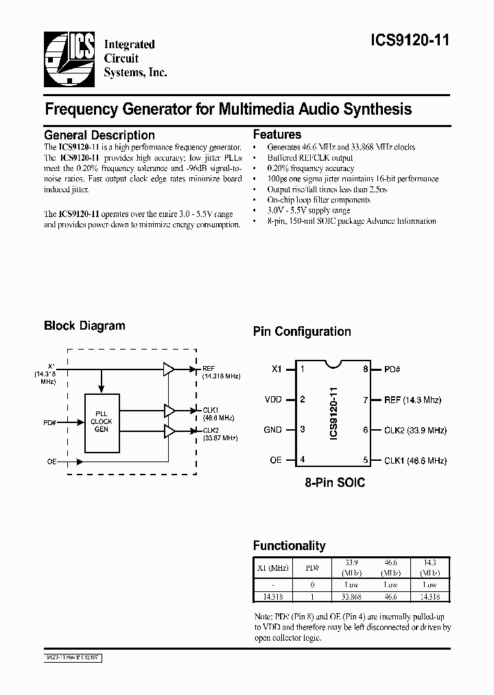 ICS9120-11_118187.PDF Datasheet