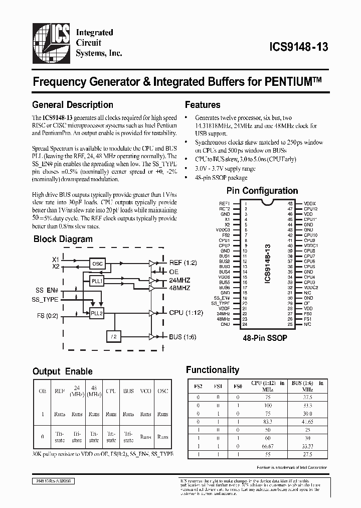 ICS9148-13_90827.PDF Datasheet