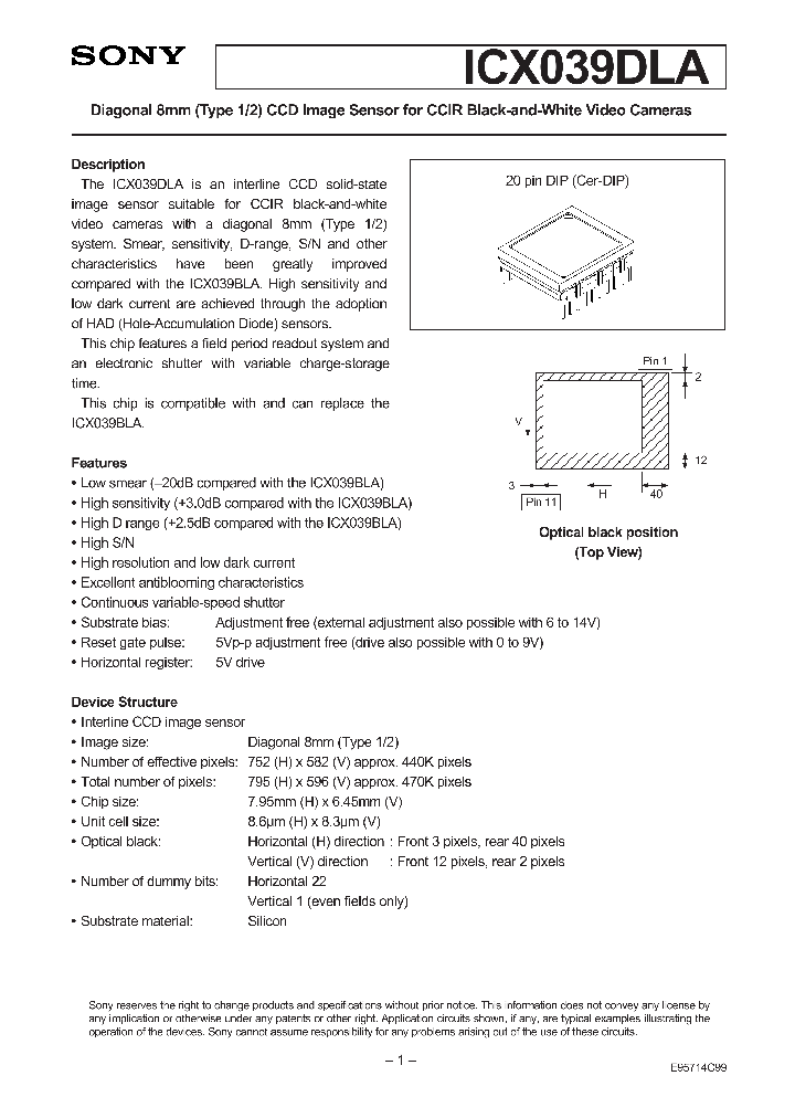 ICX039_41092.PDF Datasheet