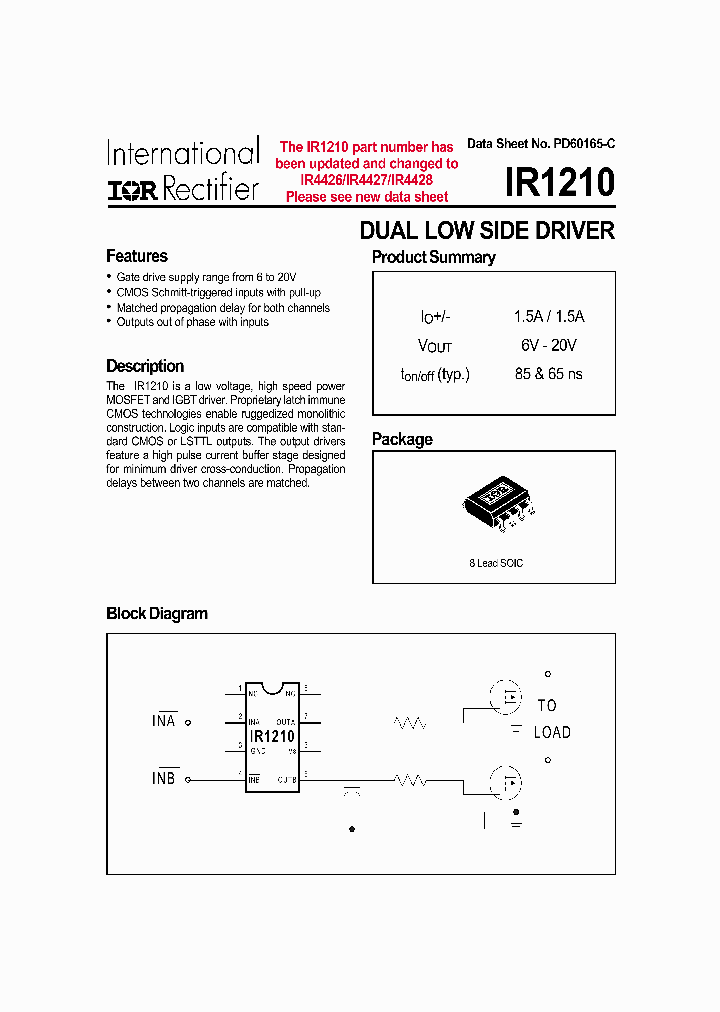 IR1210_41176.PDF Datasheet