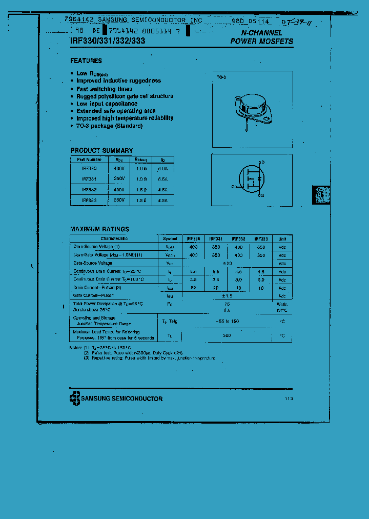IRF330_5826.PDF Datasheet