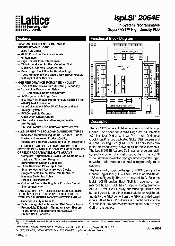 ISPLSI2064E-100LT100_26762.PDF Datasheet