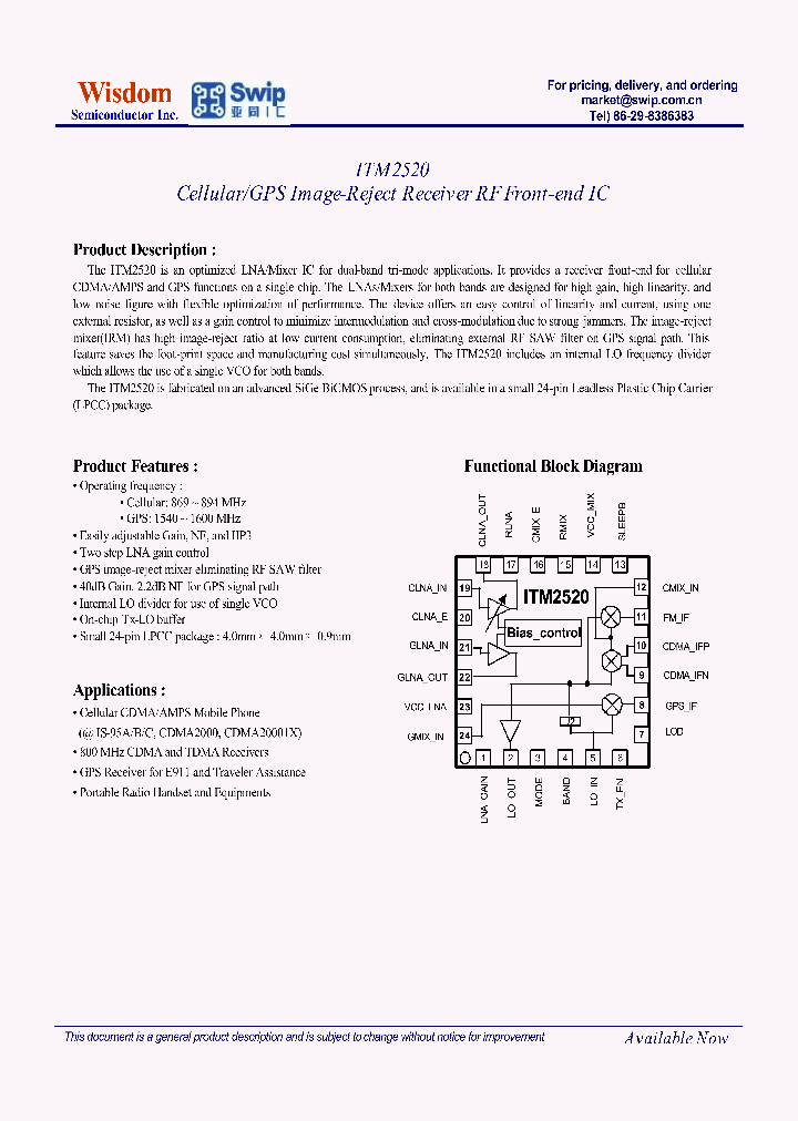 ITM2520_66371.PDF Datasheet