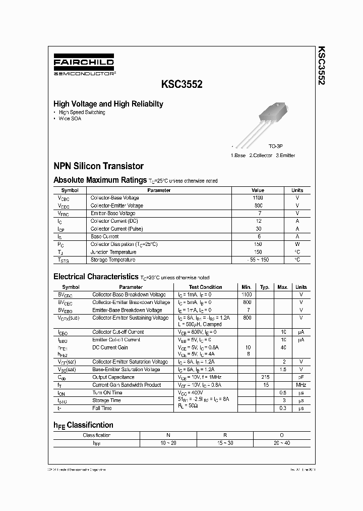 KSC3552_187685.PDF Datasheet