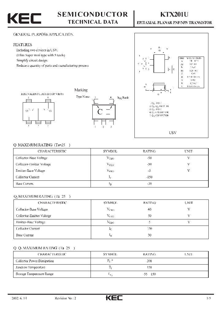 KTX201U_50711.PDF Datasheet