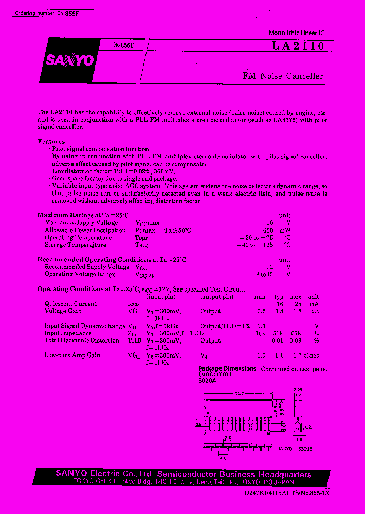 LA2110_106581.PDF Datasheet