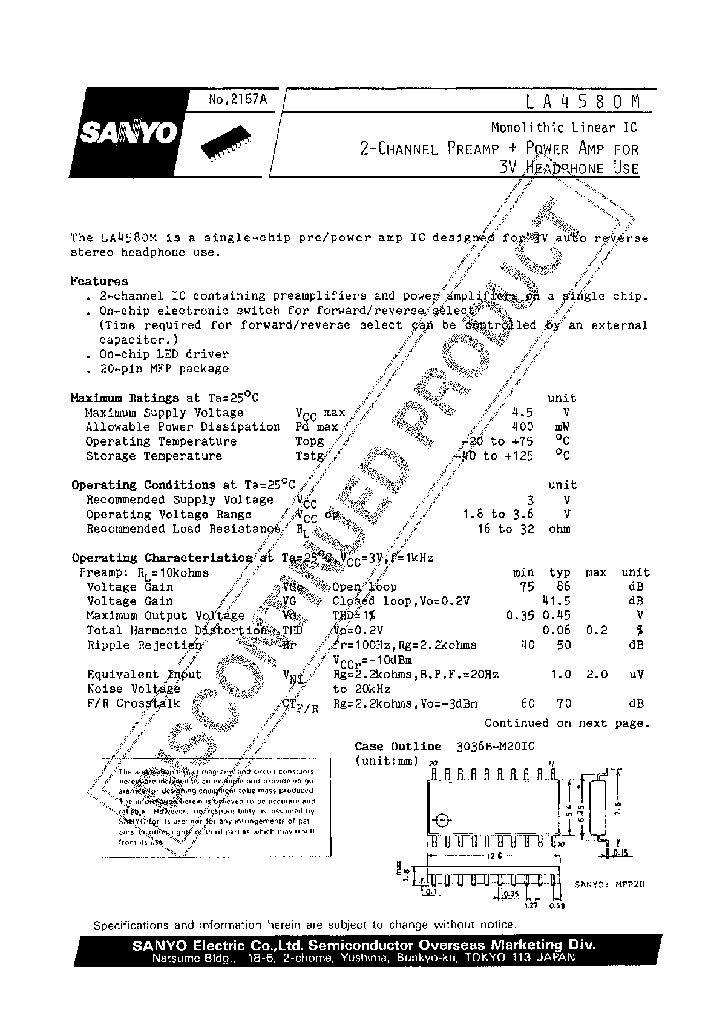 LA4580_151190.PDF Datasheet