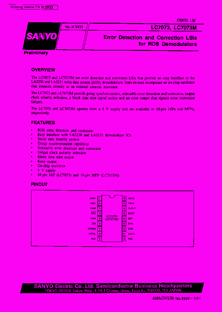 LC7073M_170731.PDF Datasheet