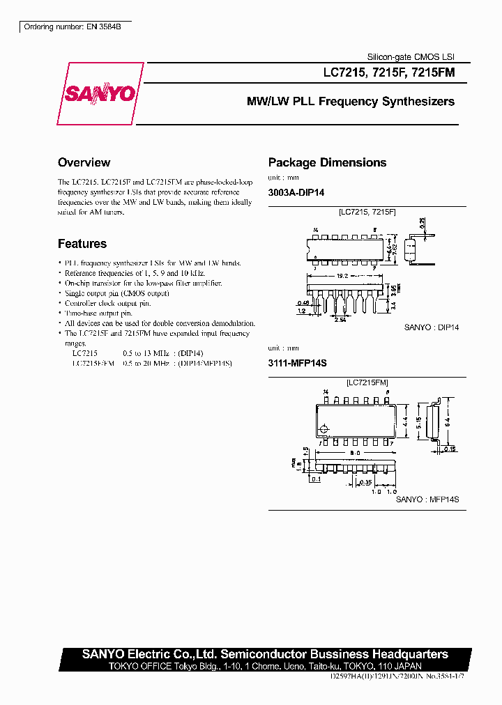 LC7215F_145492.PDF Datasheet