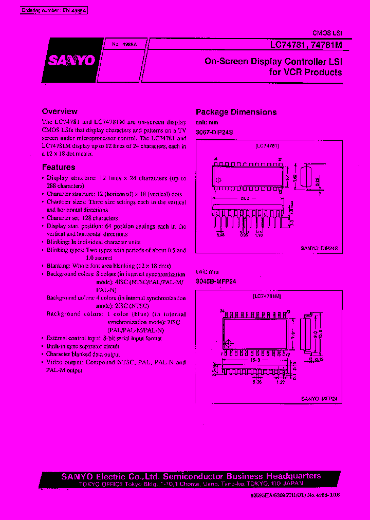 LC74781M_98259.PDF Datasheet