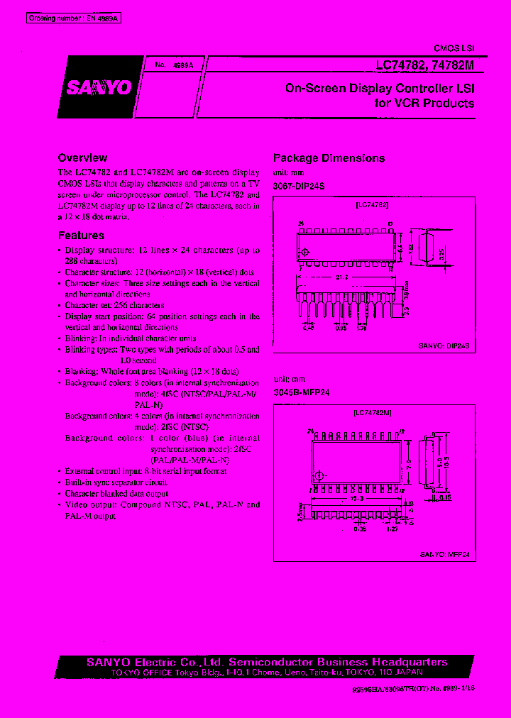 LC74782_98260.PDF Datasheet