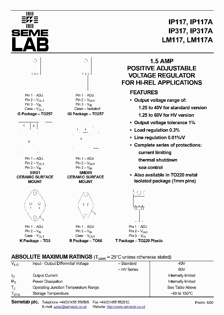 LM117A_77787.PDF Datasheet