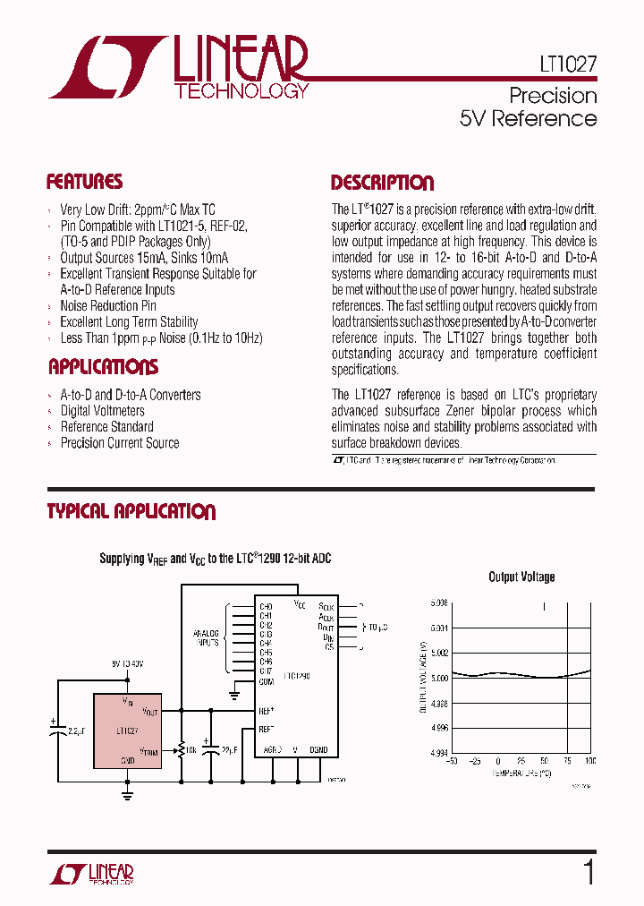 LT1027_83134.PDF Datasheet