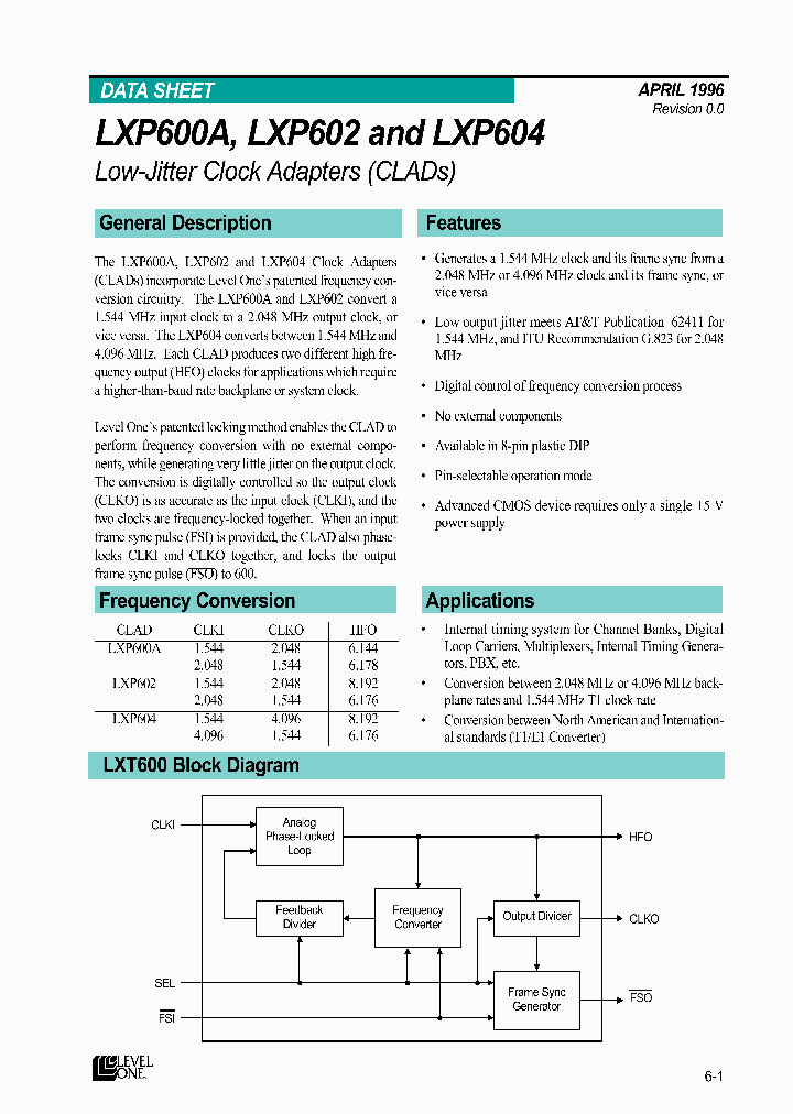 LXP604_144341.PDF Datasheet