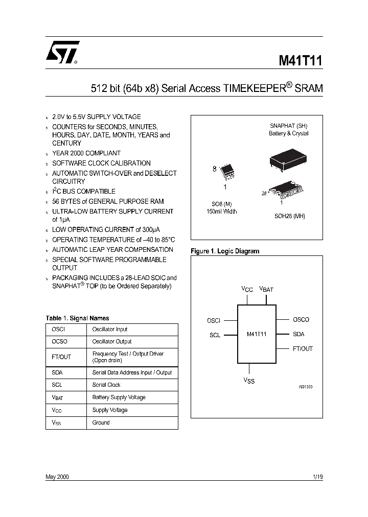 M41T11_136132.PDF Datasheet