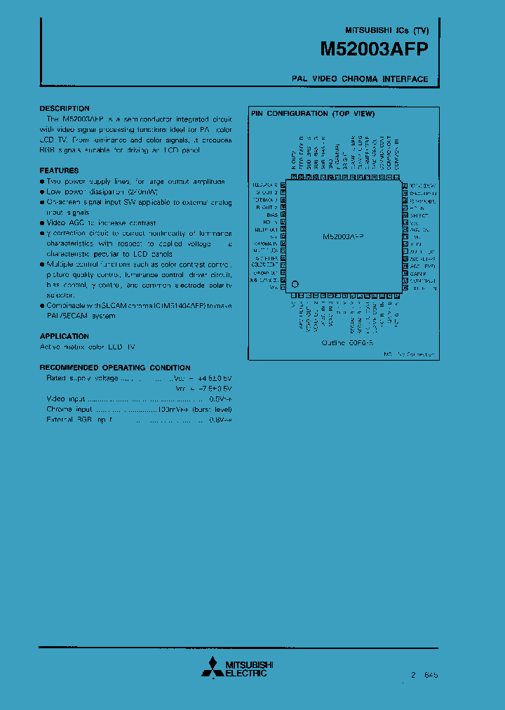 M52003AFP_161467.PDF Datasheet