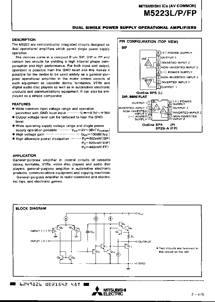 M5223FP_29298.PDF Datasheet