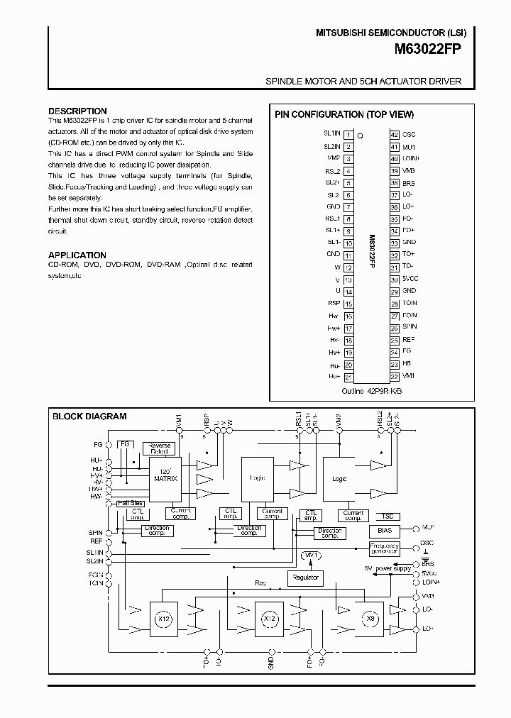 M63022FP_156200.PDF Datasheet