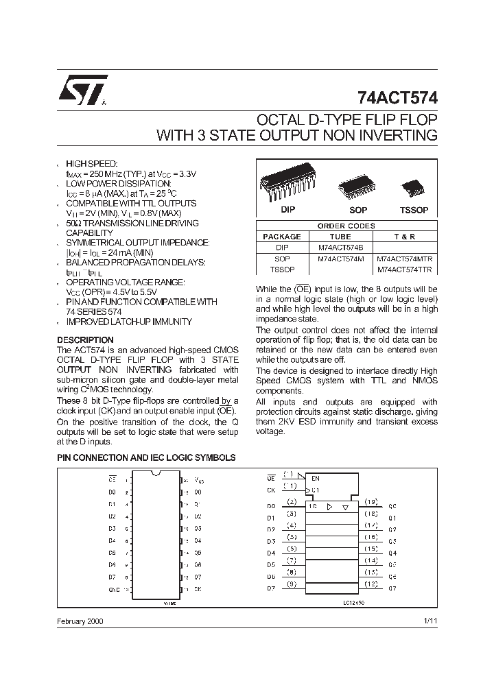 74ACT574_193594.PDF Datasheet