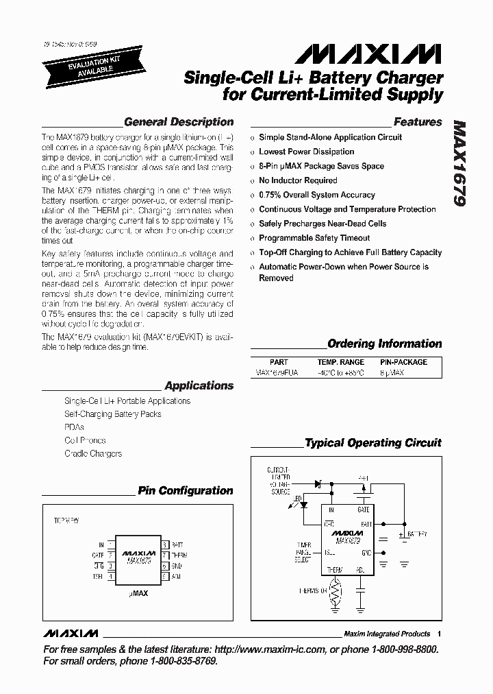 MAX1679_147682.PDF Datasheet