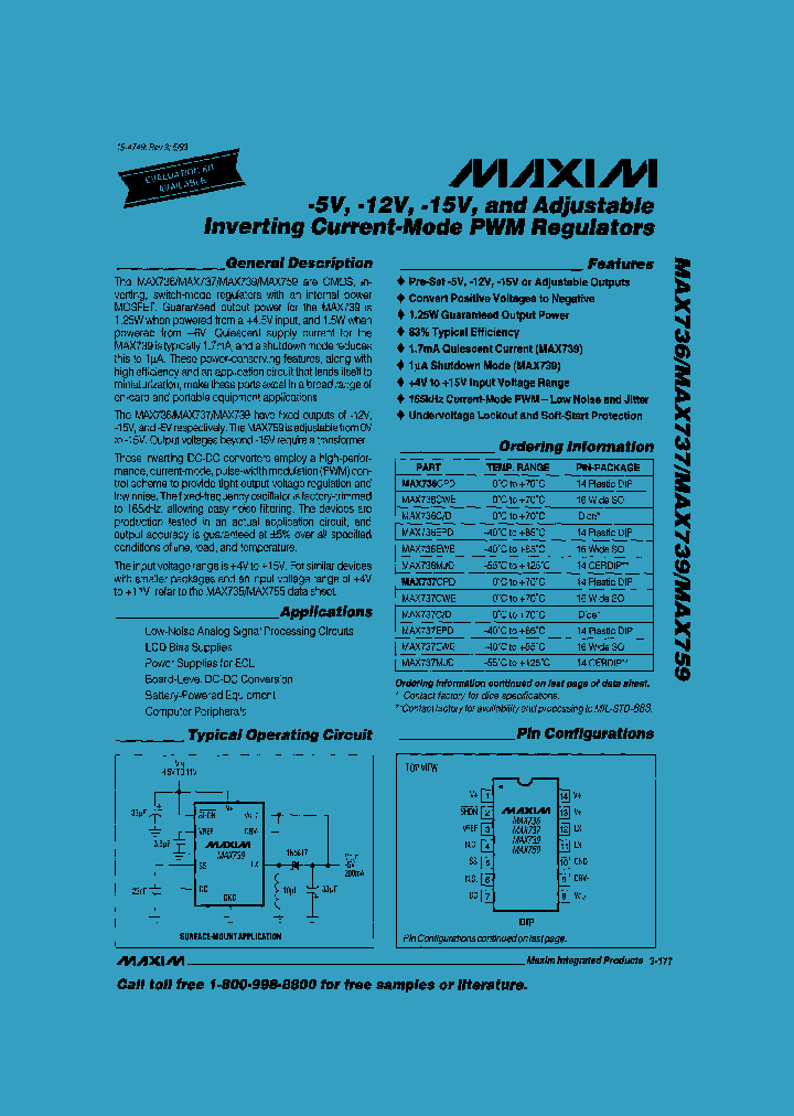 MAX739_144961.PDF Datasheet