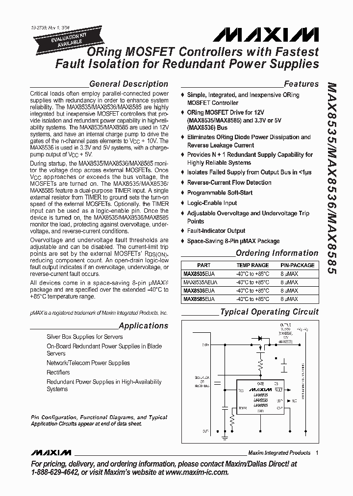 MAX8585EUA_123066.PDF Datasheet
