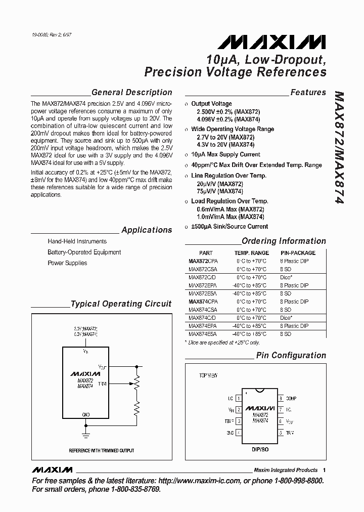 MAX872-MAX874_159372.PDF Datasheet