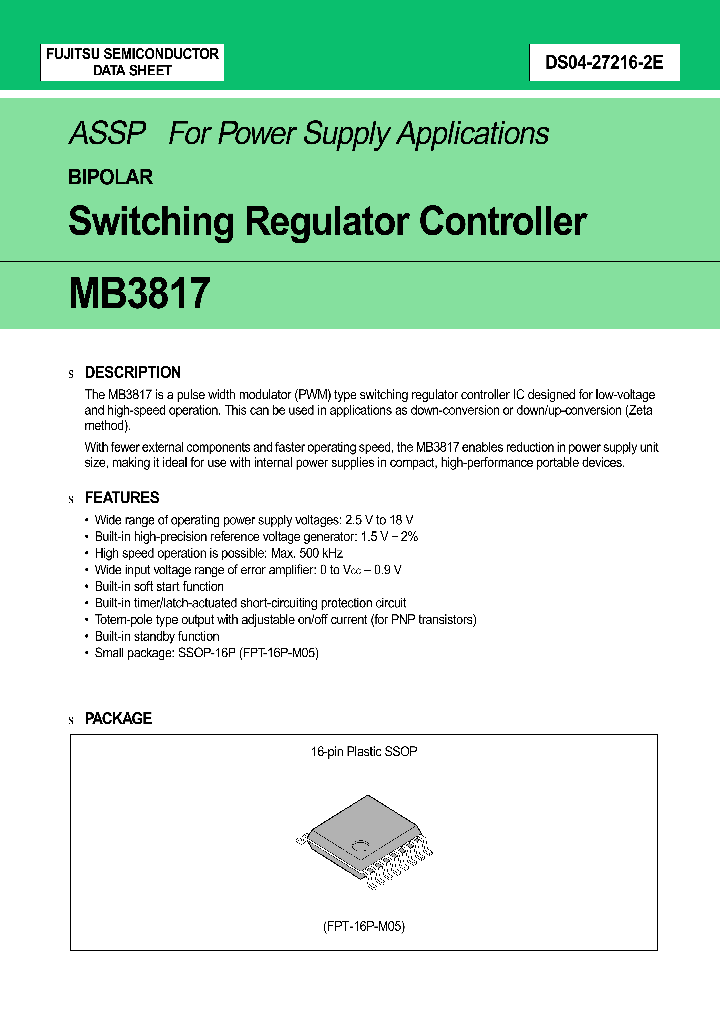 MB3817_89913.PDF Datasheet