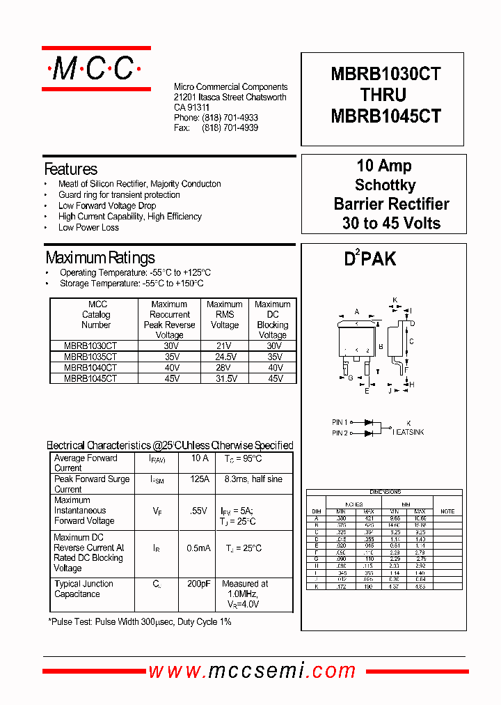 MBRB1045CT_195416.PDF Datasheet