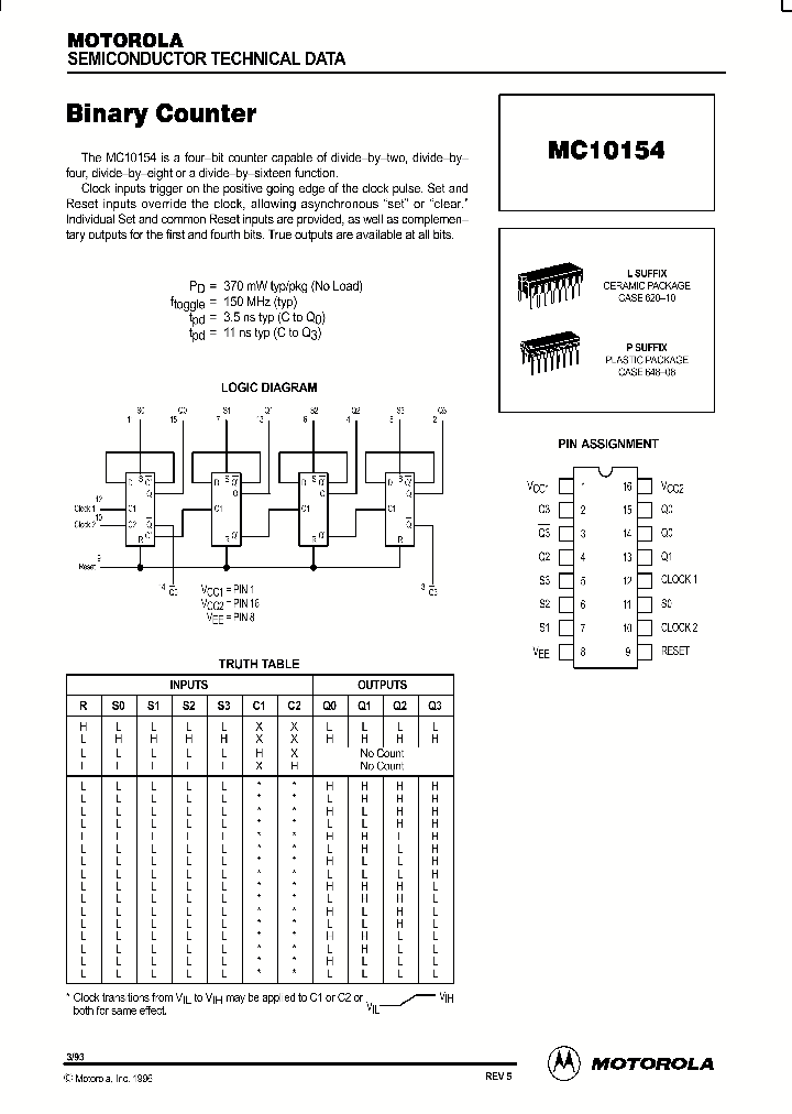 MC10154_91961.PDF Datasheet