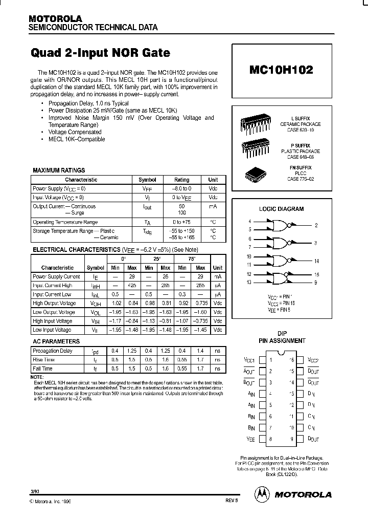 MC10H102_30523.PDF Datasheet