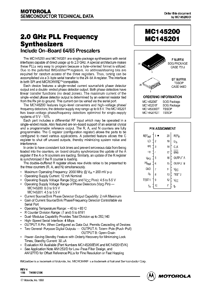 MC145200_79167.PDF Datasheet