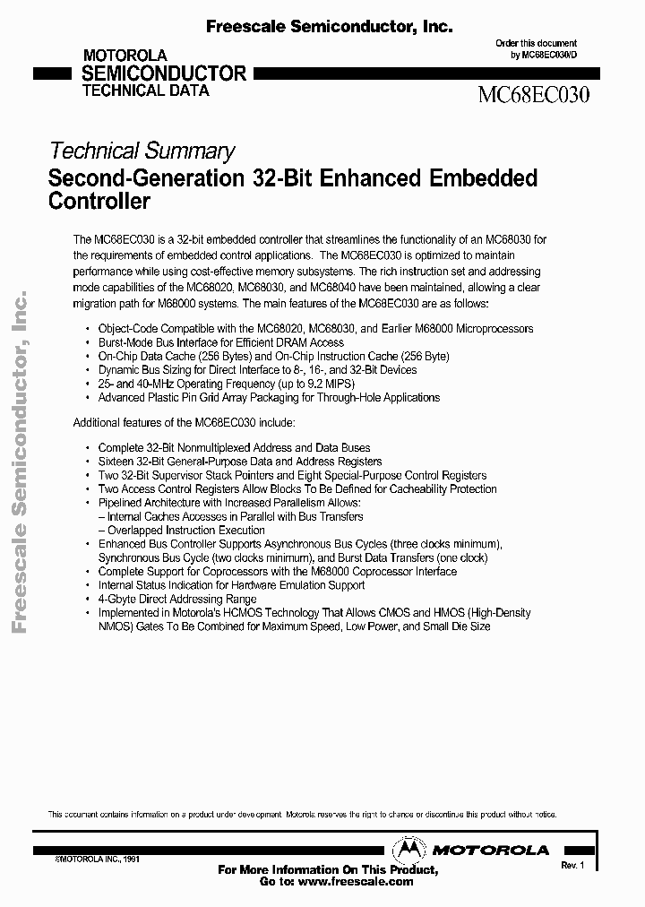 MC68EC030_82376.PDF Datasheet