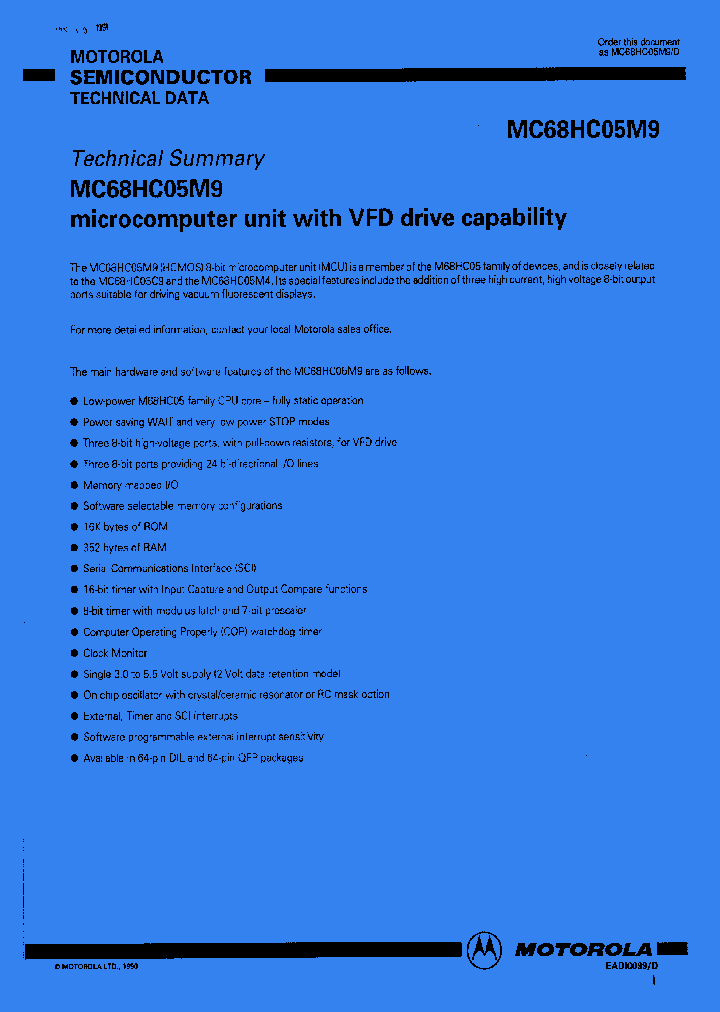 MC68HC05M9_31019.PDF Datasheet