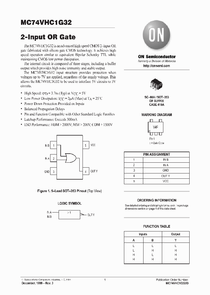 MC74VHC1G32_184874.PDF Datasheet