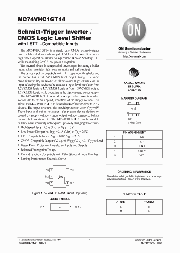 MC74VHC1GT14_184917.PDF Datasheet