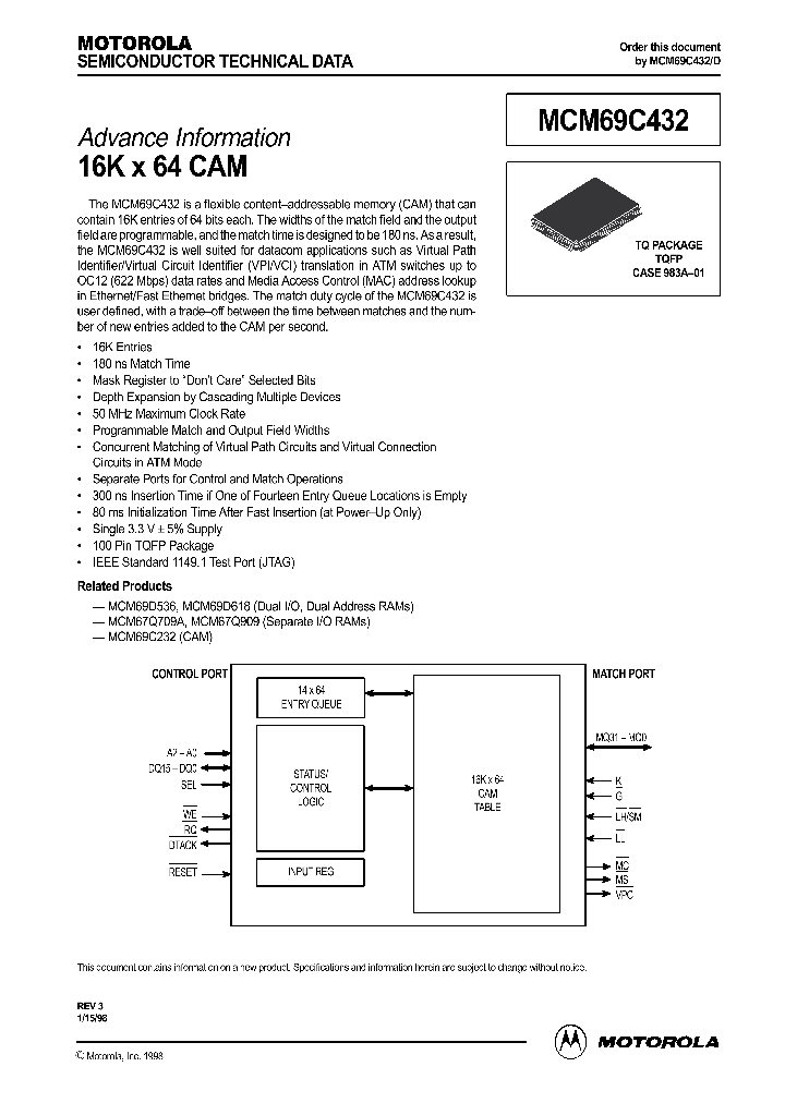 MCM69C432TQ20_63995.PDF Datasheet