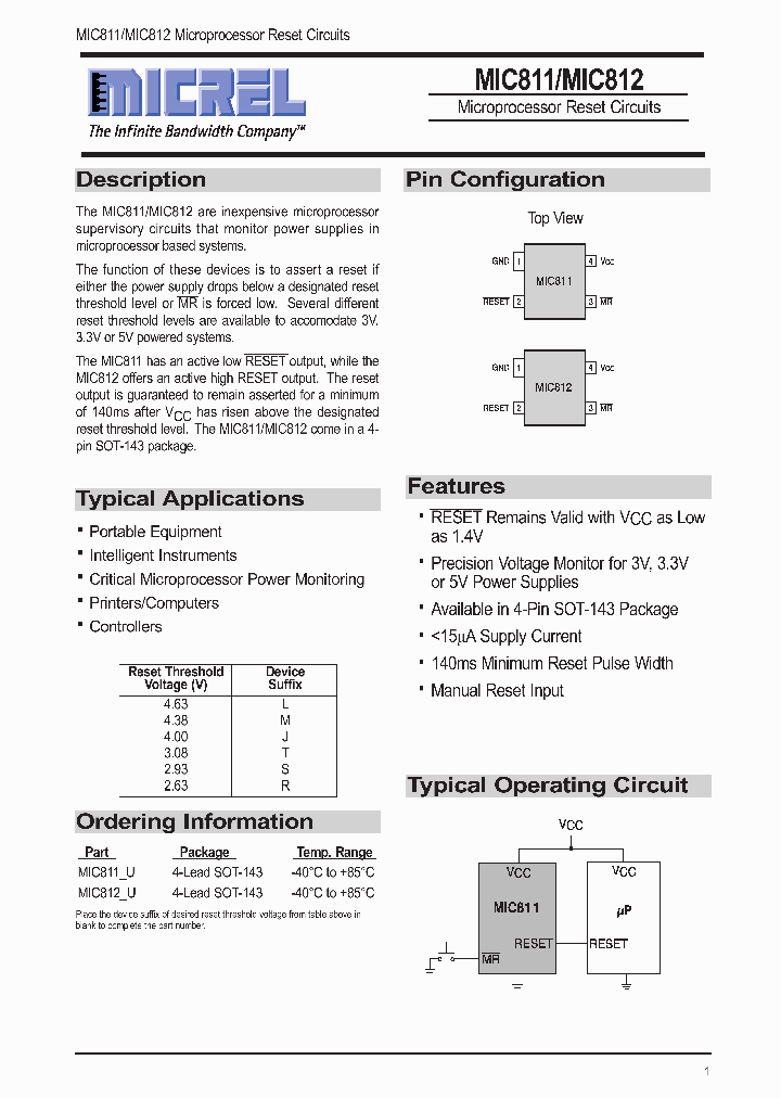 MIC811_32039.PDF Datasheet