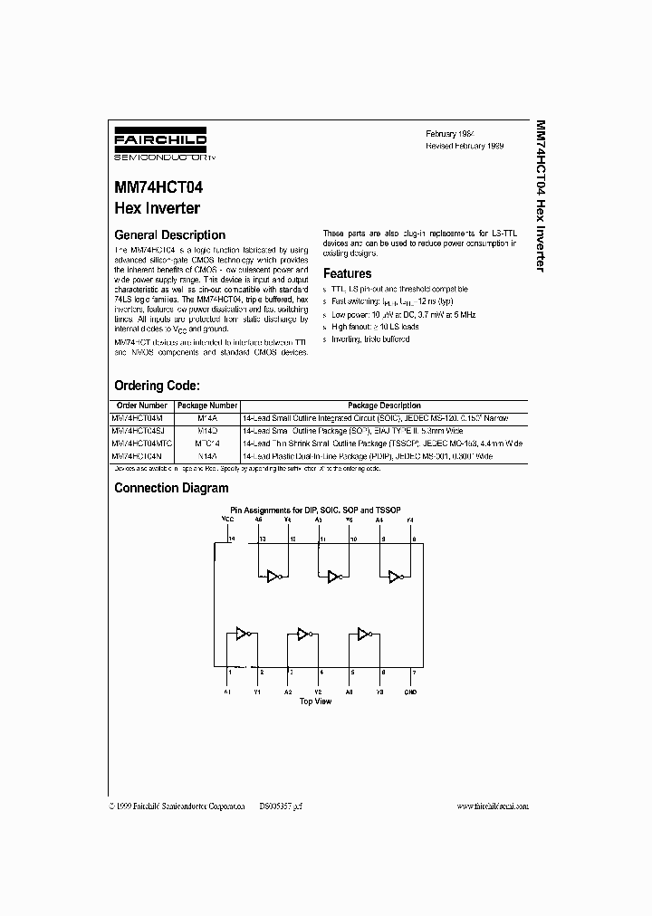 MM74HCT04_18932.PDF Datasheet