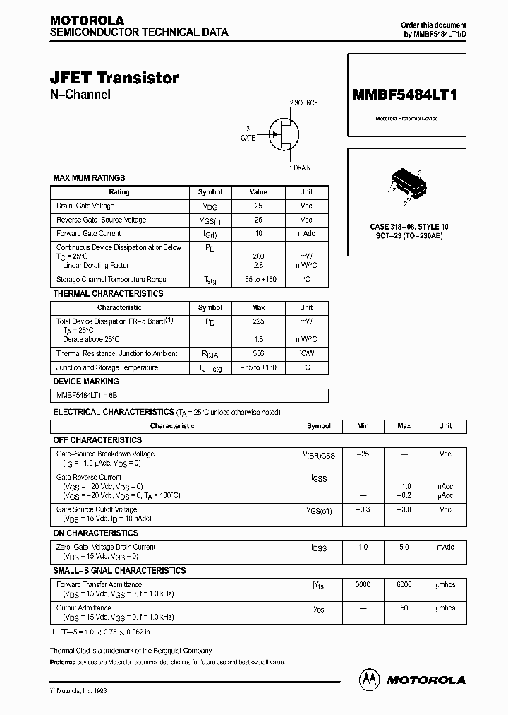 MMBF5484LT1_151387.PDF Datasheet