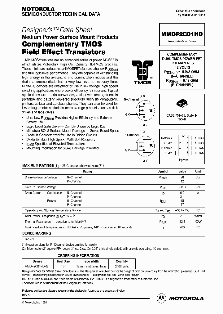 MMDF2C01HD_167130.PDF Datasheet