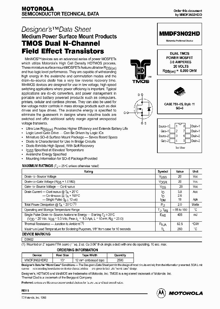 MMDF3N02HD_183648.PDF Datasheet