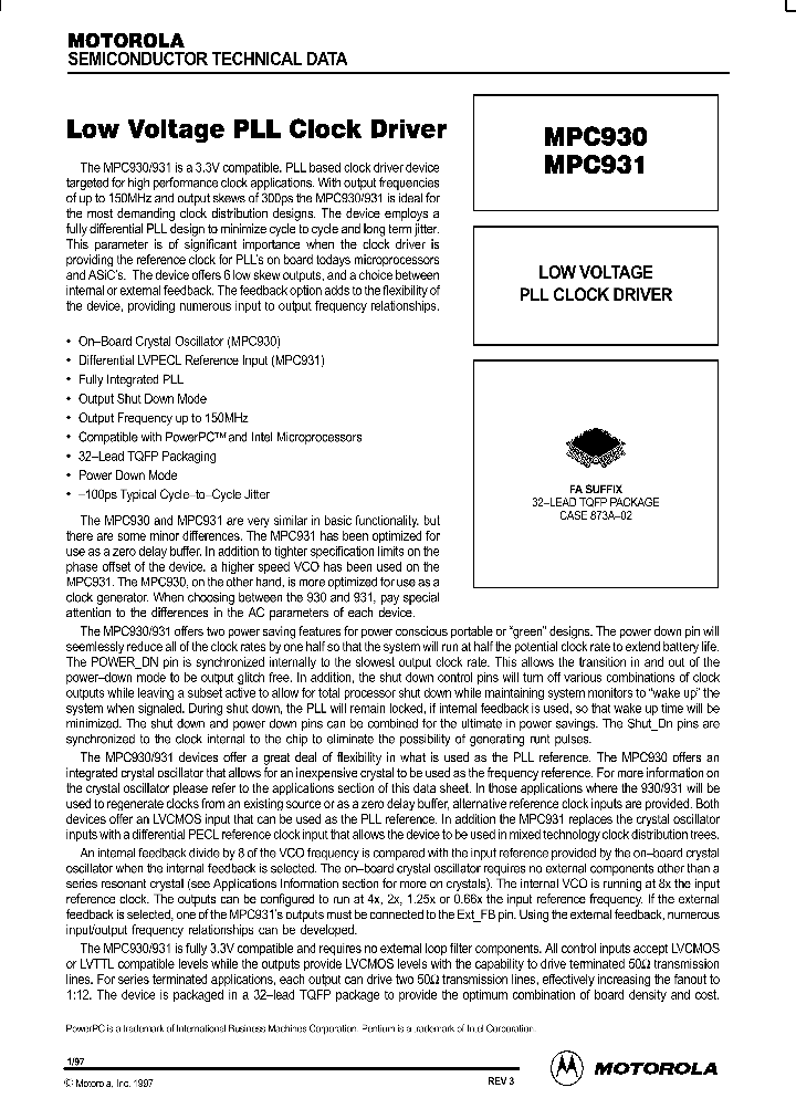 MPC931_137070.PDF Datasheet