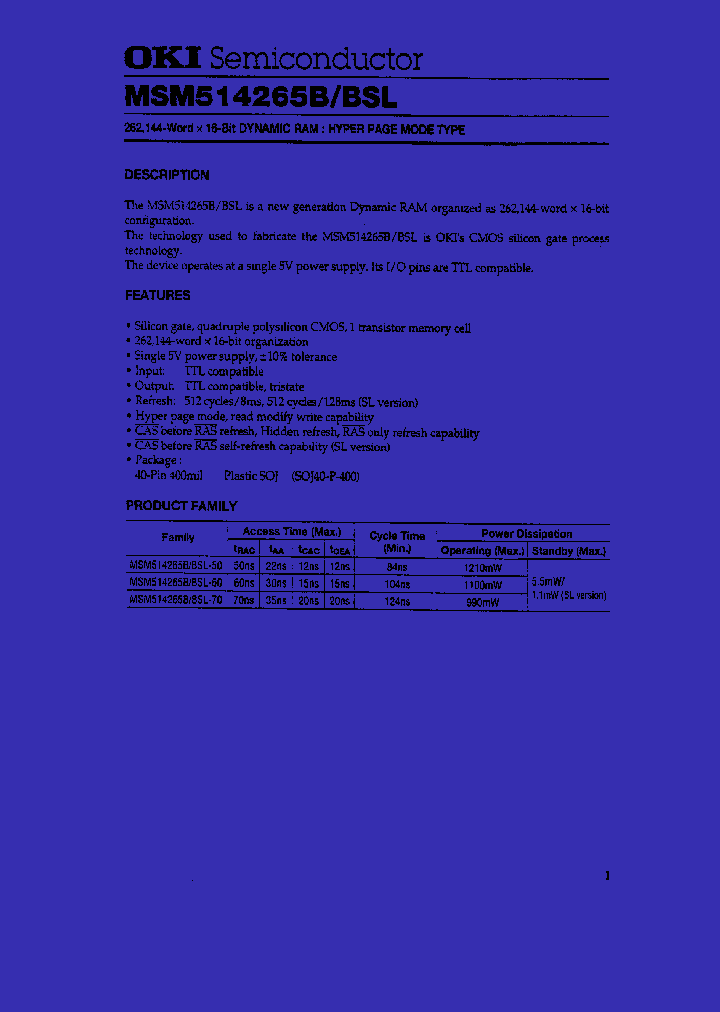 MSM514265B_32845.PDF Datasheet