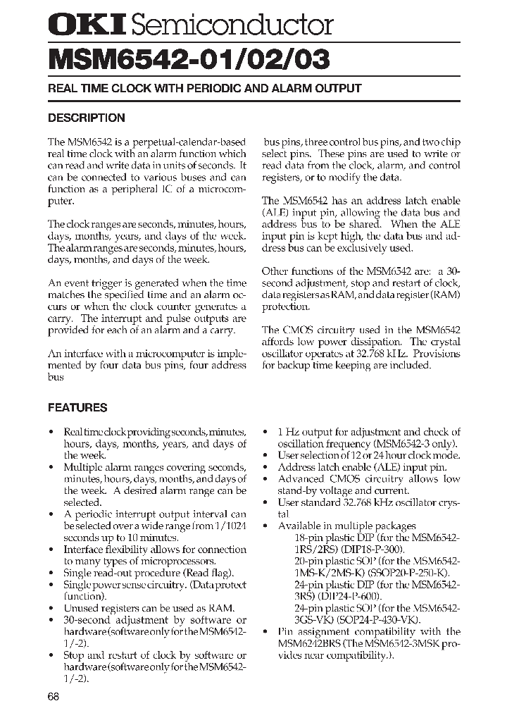 MSM6542-01_4349.PDF Datasheet