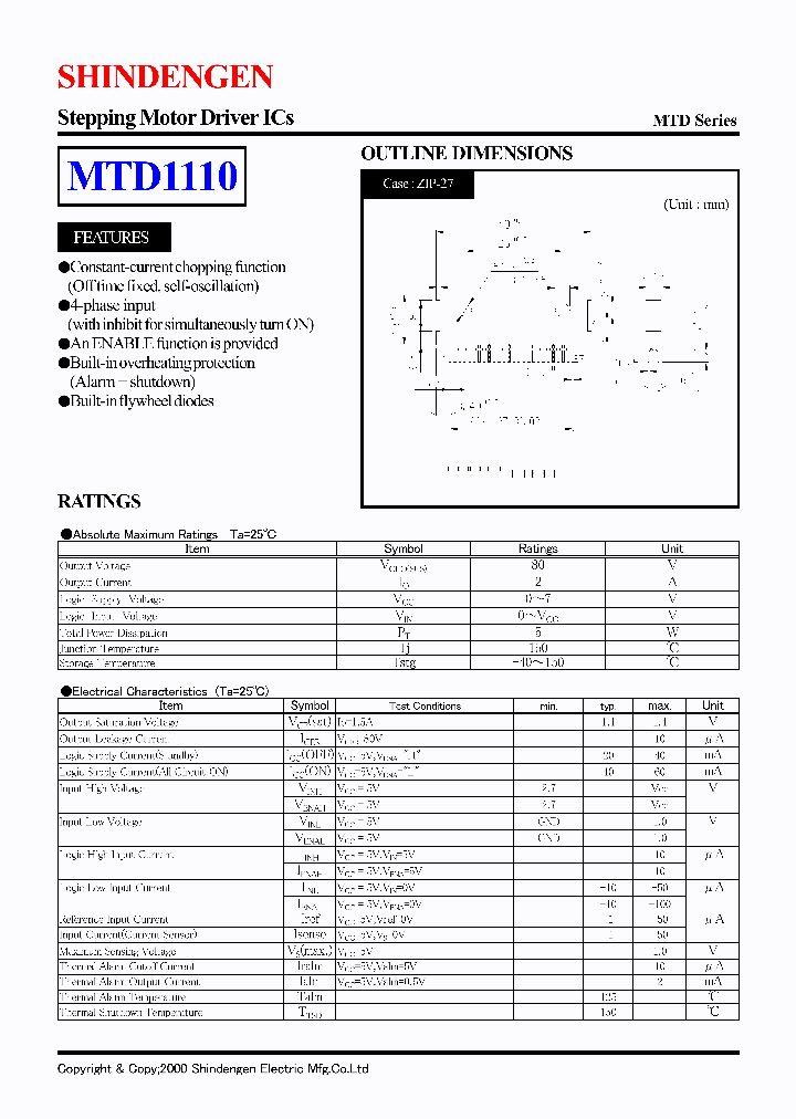 MTD1110_70602.PDF Datasheet